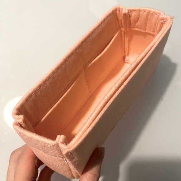 Plume II mini 21 Bag Organizer / Tote felt Insert / Handbag Storage Insert Pink - Picture 2 of 4